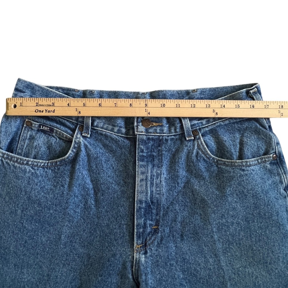 Vtg Lee Riders Genuine Denim Jeans 90's Mens 36x34 Blue USA Relaxed Fit **READ** - Picture 9 of 14